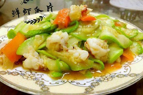 吃虾能吃白瓜,营养搭配，美味双享